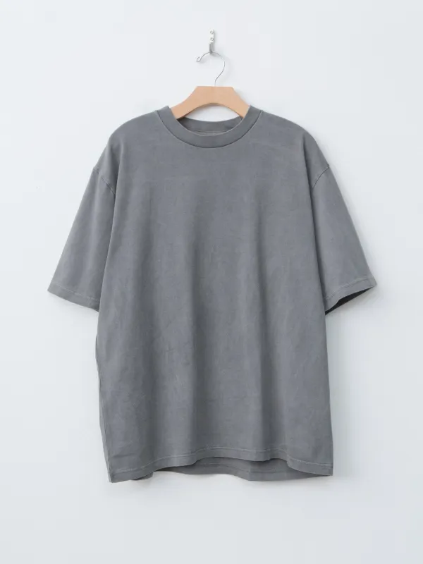 Hollow Yarn Plain Tee - Fade Black sold by Namu Shop