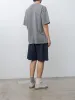 Hollow Yarn Plain Tee - Fade Black sold by Namu Shop