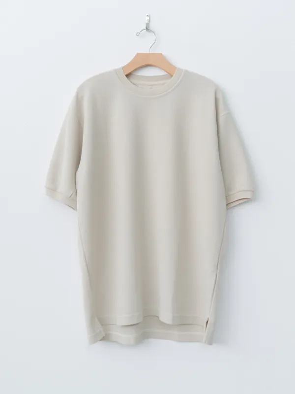 Cotton Poly Dry Jersey Big T-shirt - Ecru sold by Namu Shop
