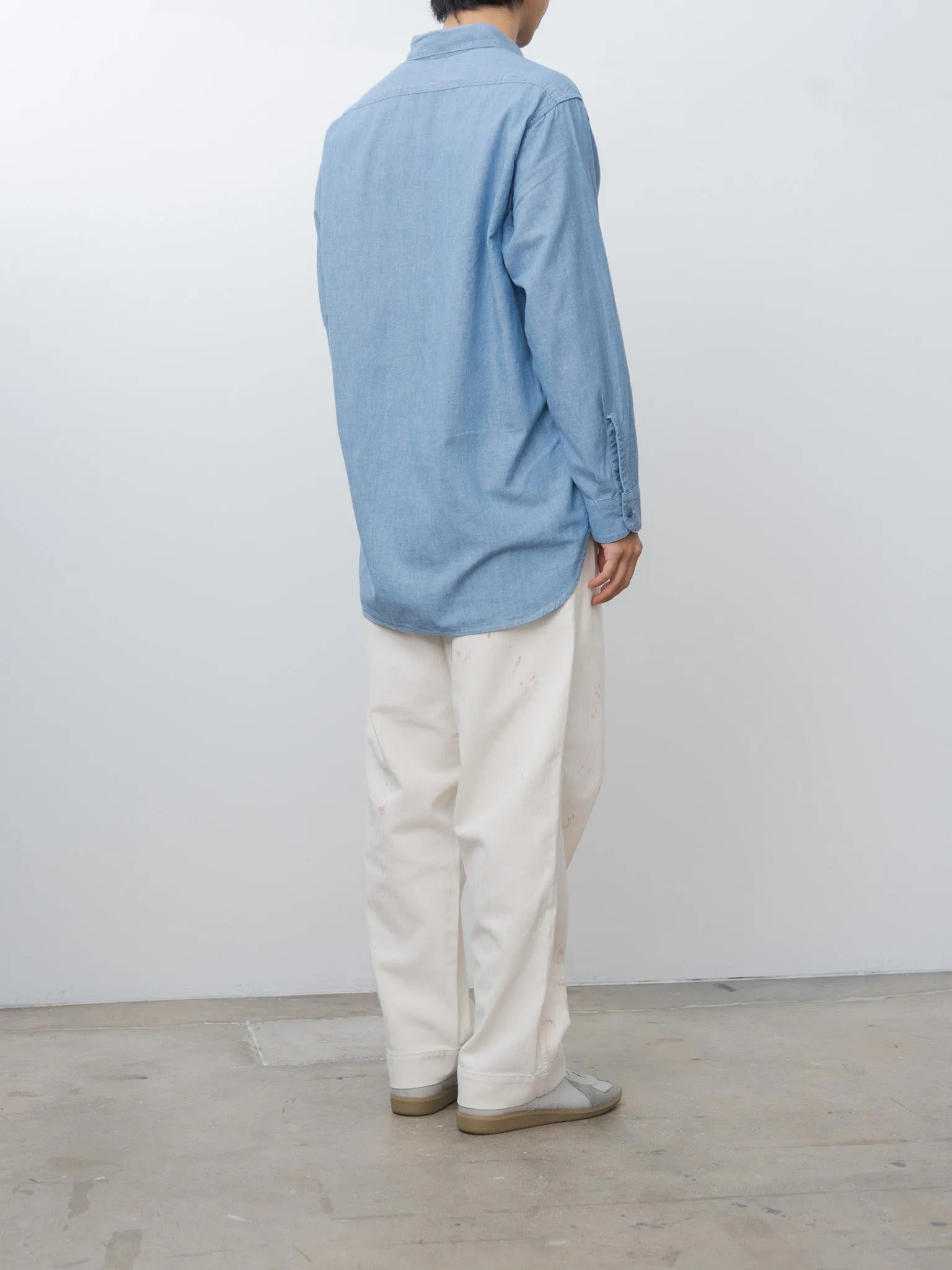 U.S.N Chambray Shirt - Indigo sold by Namu Shop product image thumbnail 5