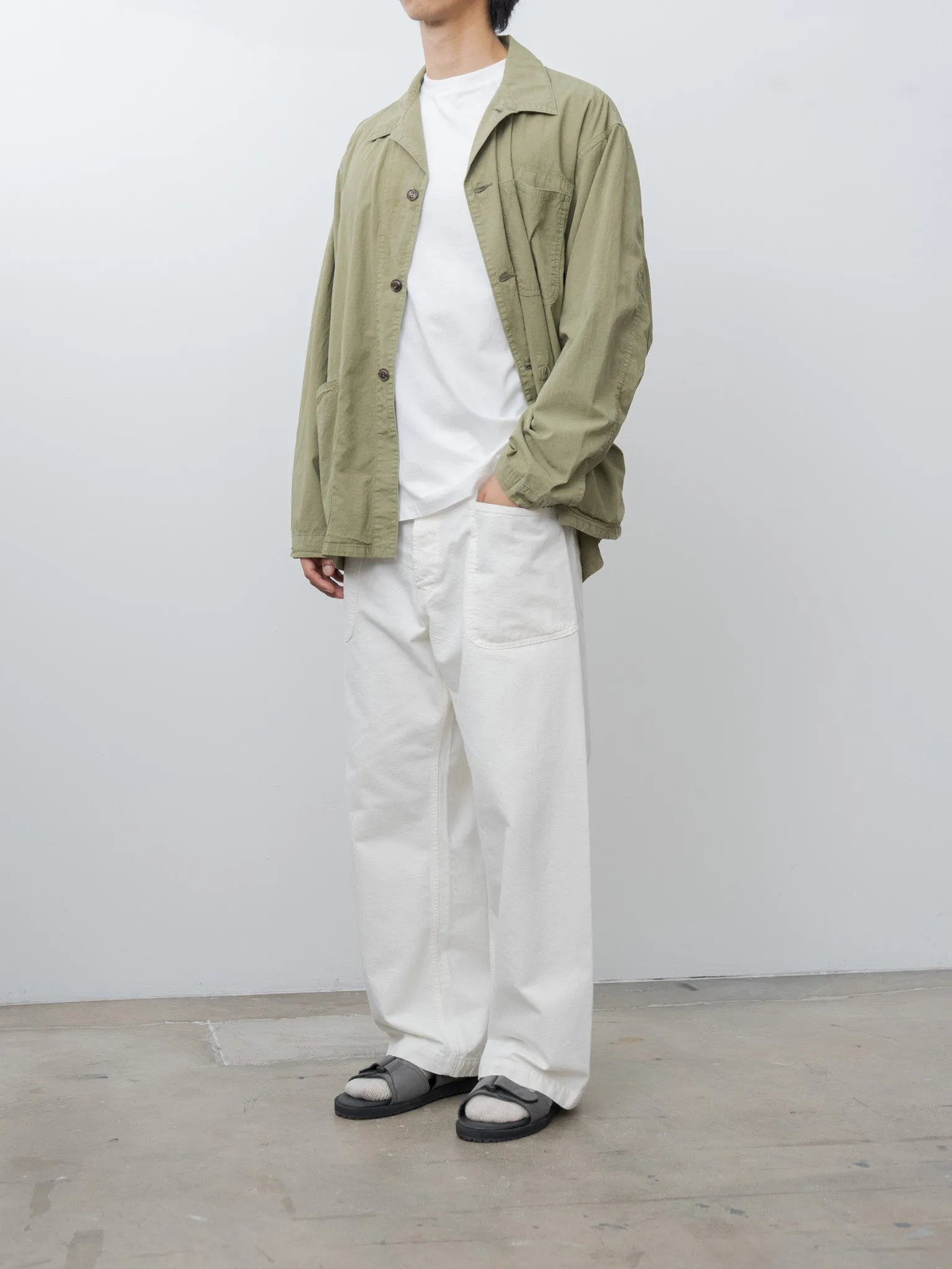 Nepdenim Utility Pants - White sold by Namu Shop product image thumbnail 4