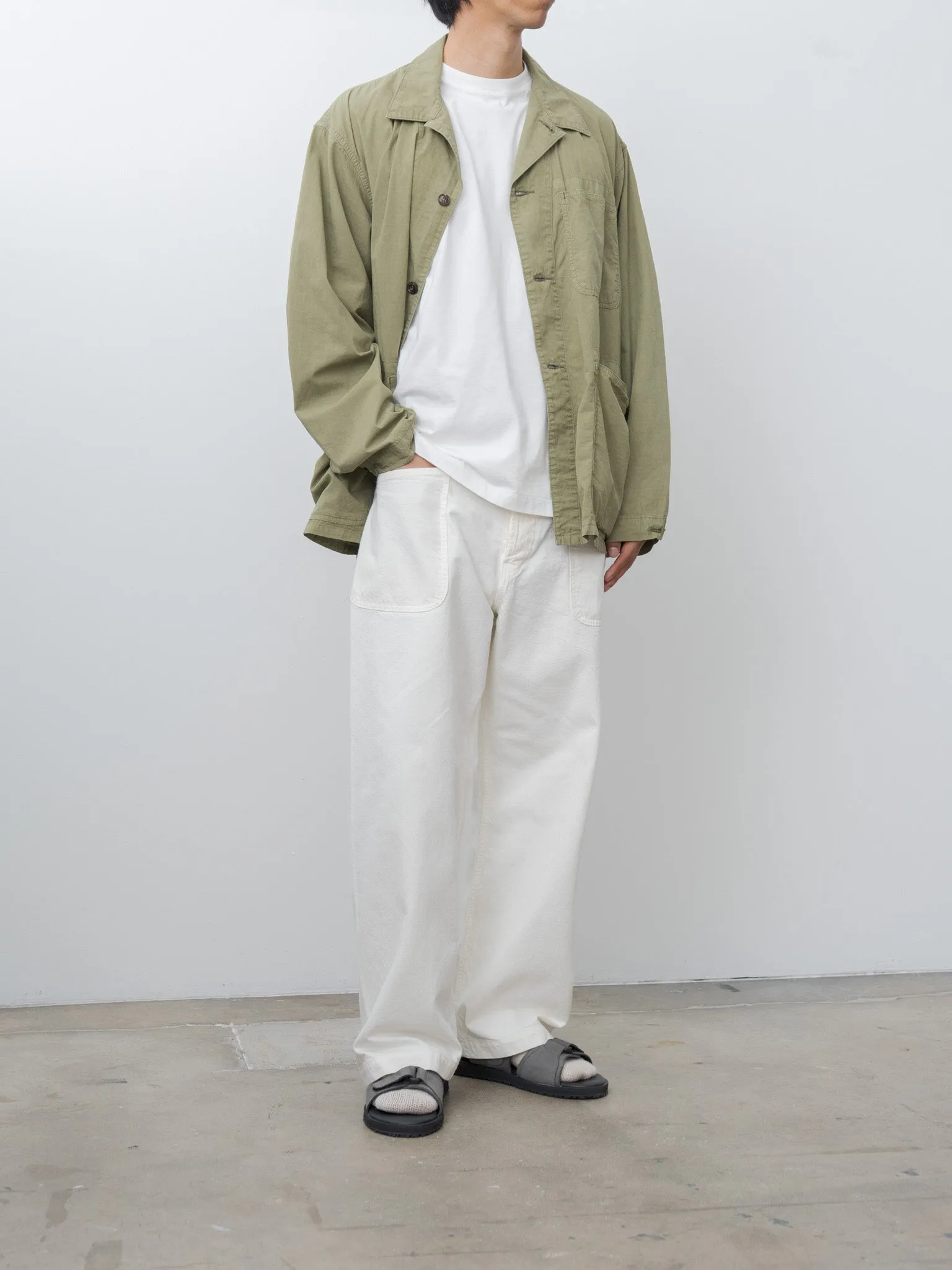 Nepdenim Utility Pants - White sold by Namu Shop product image thumbnail 2