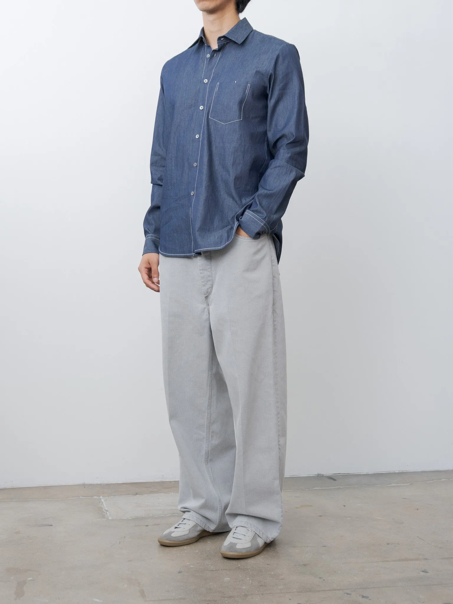 Chris Shirt - Blue sold by Namu Shop product image thumbnail 4