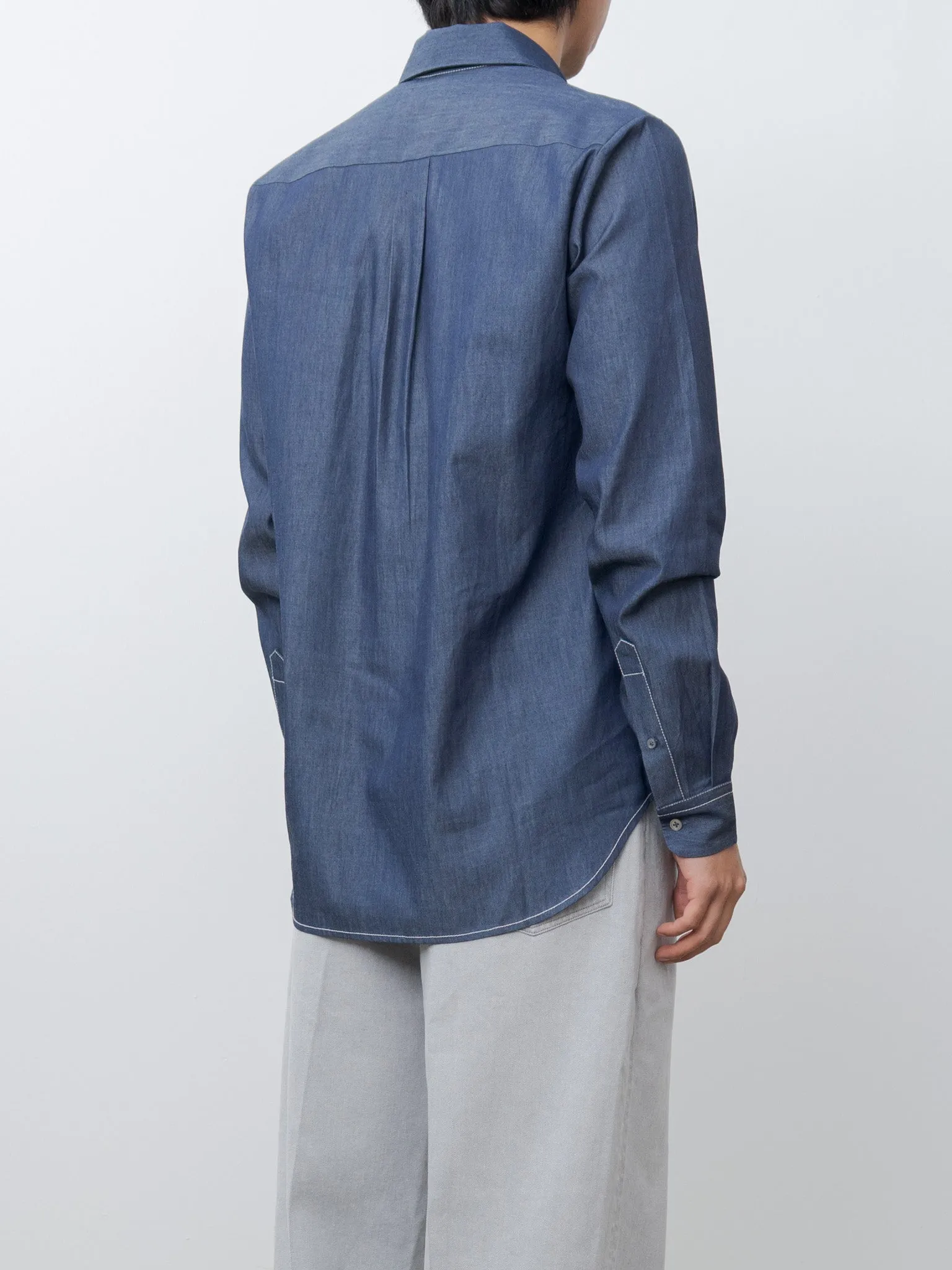 Chris Shirt - Blue sold by Namu Shop product image thumbnail 3