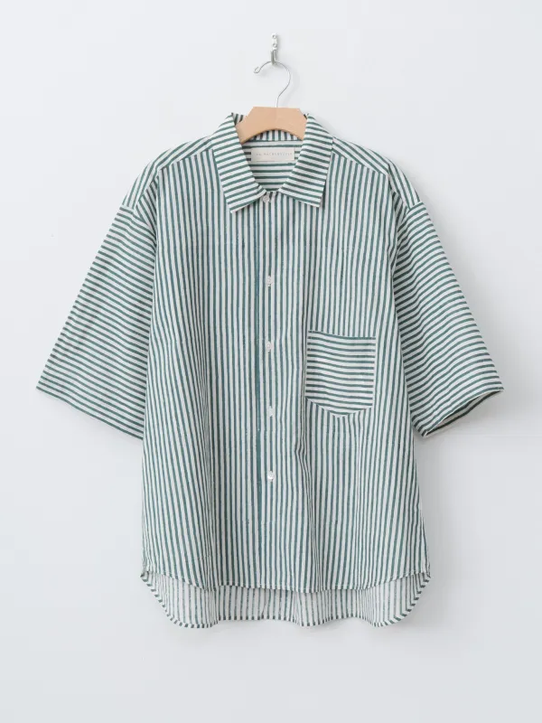 Fred Shirt - Green Stripe sold by Namu Shop