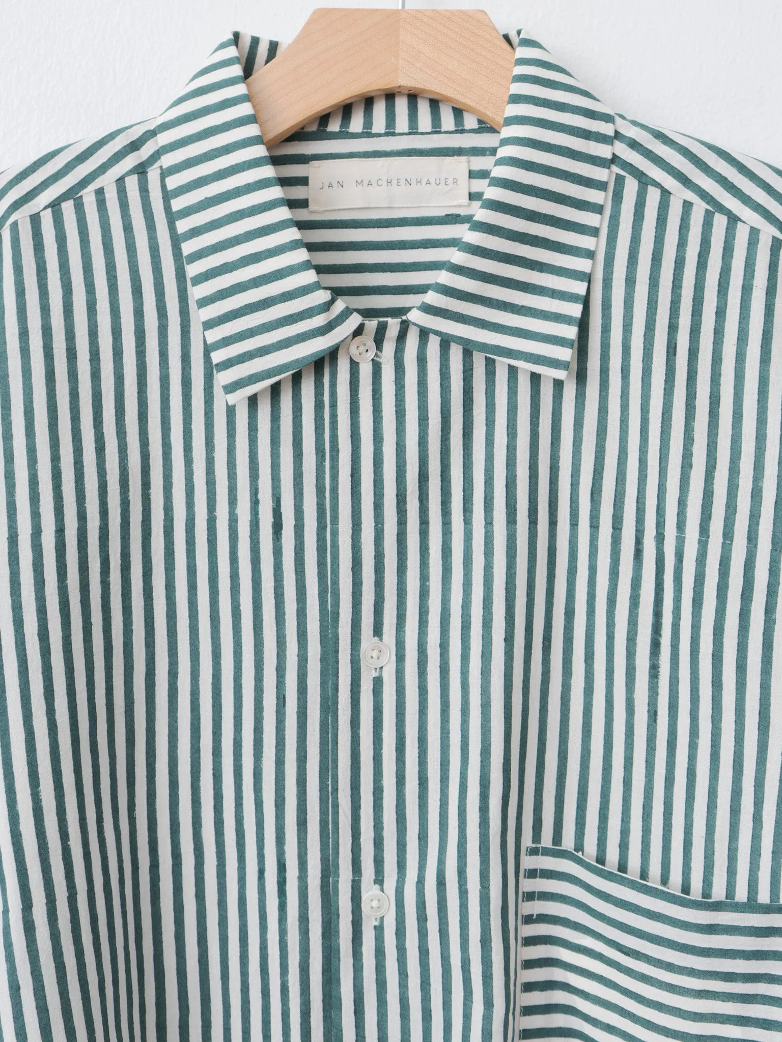 Fred Shirt - Green Stripe sold by Namu Shop product image thumbnail 3