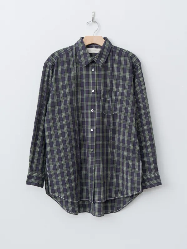 Galla Shirt - Purple Check sold by Namu Shop