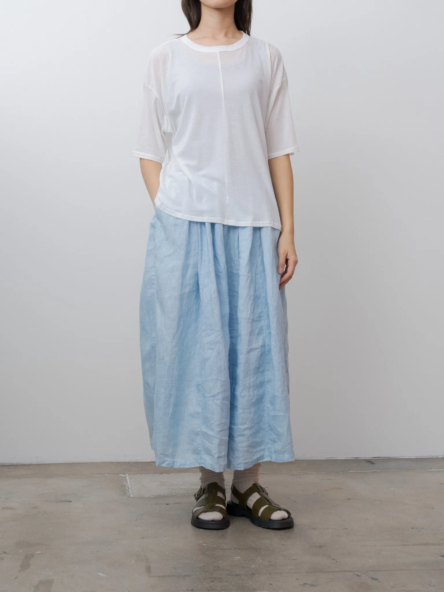 T-Shirt and Tanktop Set - Gray x White sold by Namu Shop product image thumbnail 4