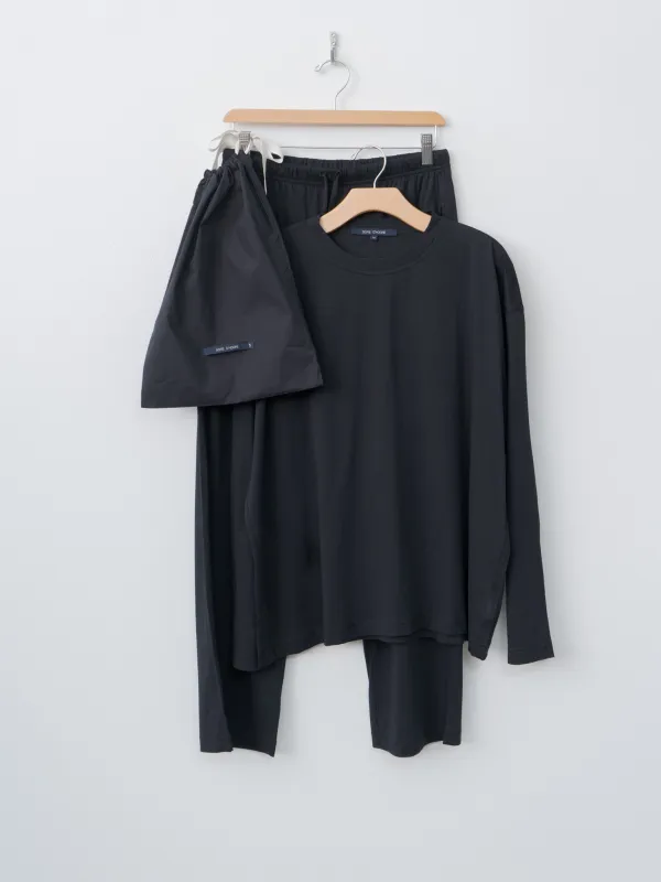Tahoe Pajamas Set with Pouch - Black sold by Namu Shop