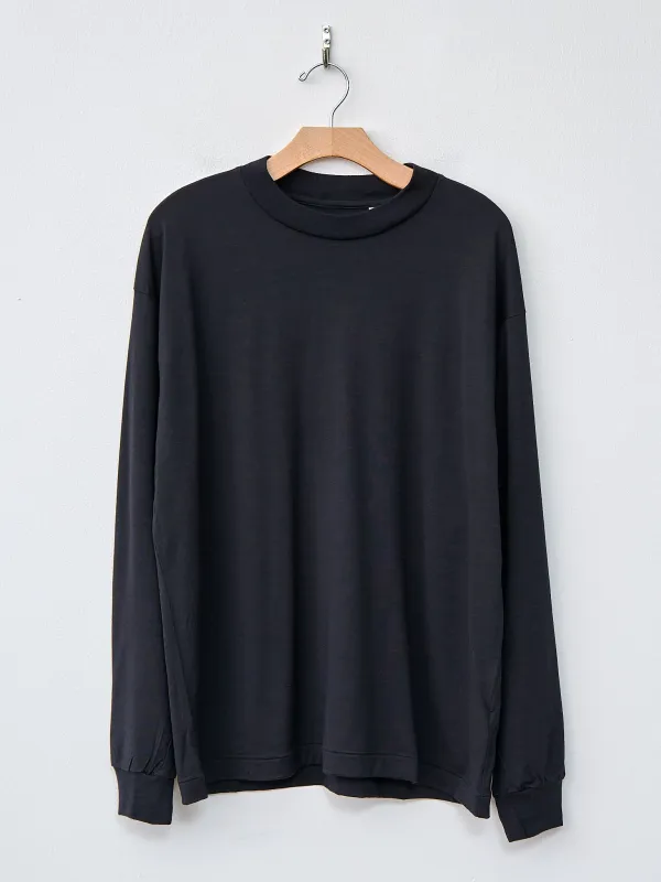 Super Soft Merino Tenjiku L/S Tee - Navy made by Kaptain Sunshine