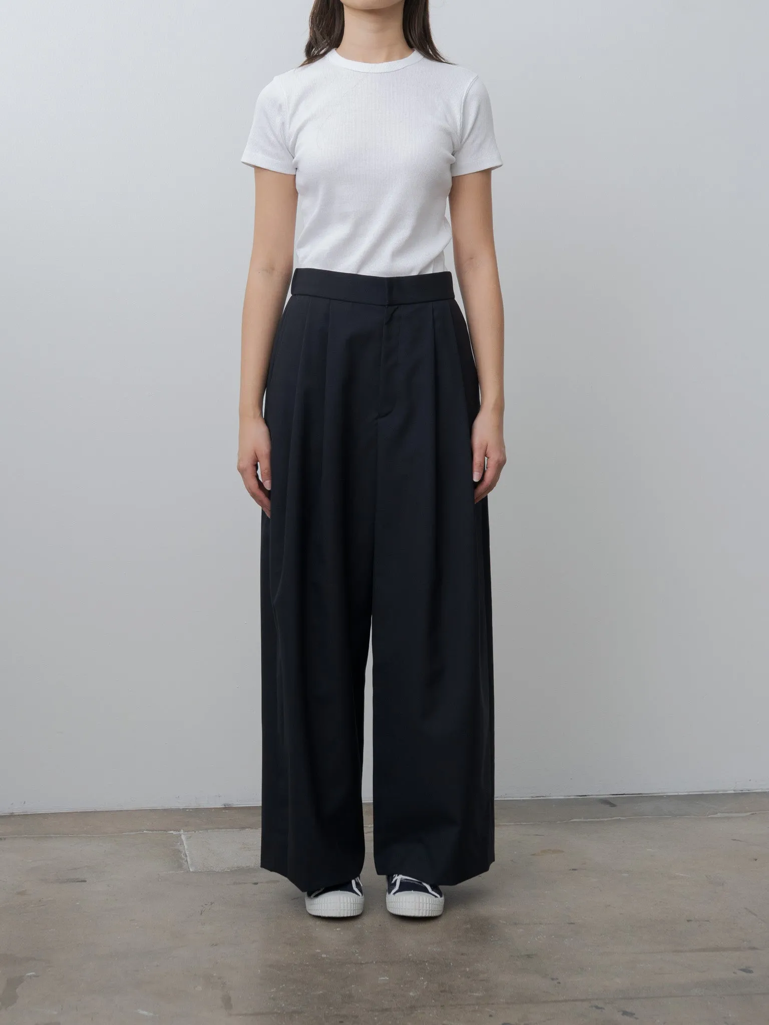 Recycle Suvin Rib Fit T-Shirt - White sold by Namu Shop product image thumbnail 3