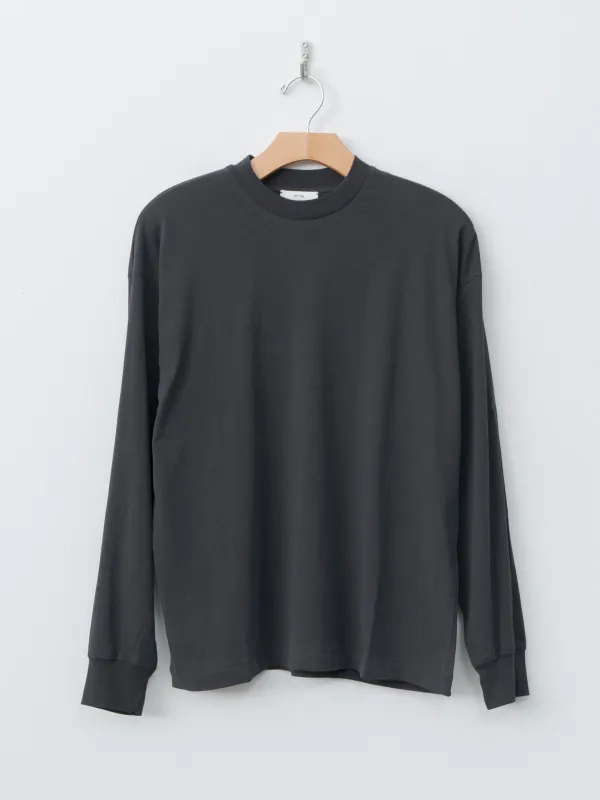 Fresca Nubuck Longsleeve T–Shirt - Charcoal Gray sold by Namu Shop