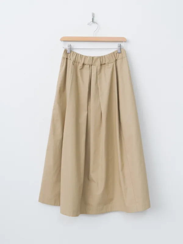 DOLLY-TWILL Skirt - Beige sold by Namu Shop