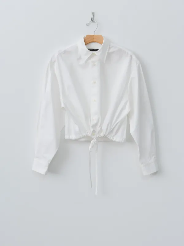 ALLIE-TWILL Shirt - White sold by Namu Shop