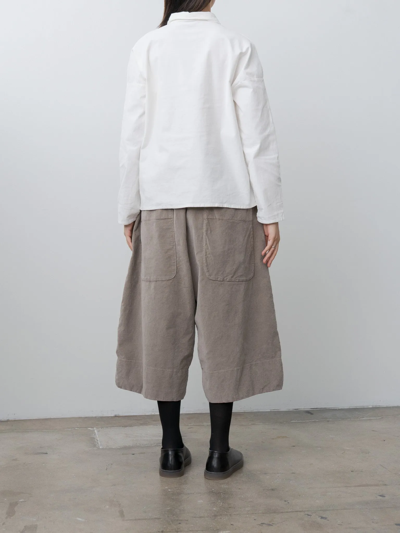 Short Collar Shirt V - Milk sold by Namu Shop product image thumbnail 4