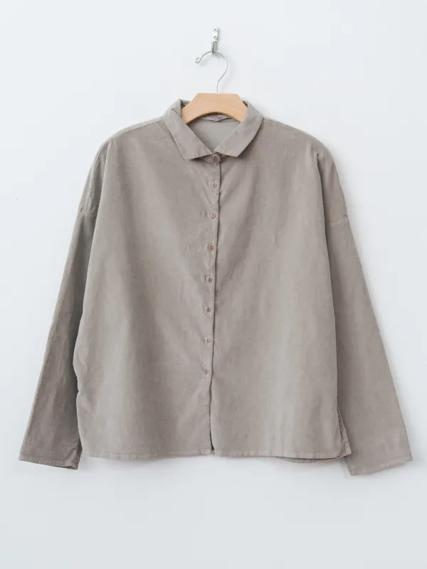 Short Collar Shirt V - Marron Glace sold by Namu Shop