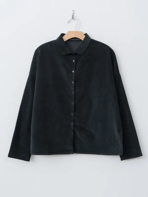 Short Collar Shirt V - Black sold by Namu Shop
