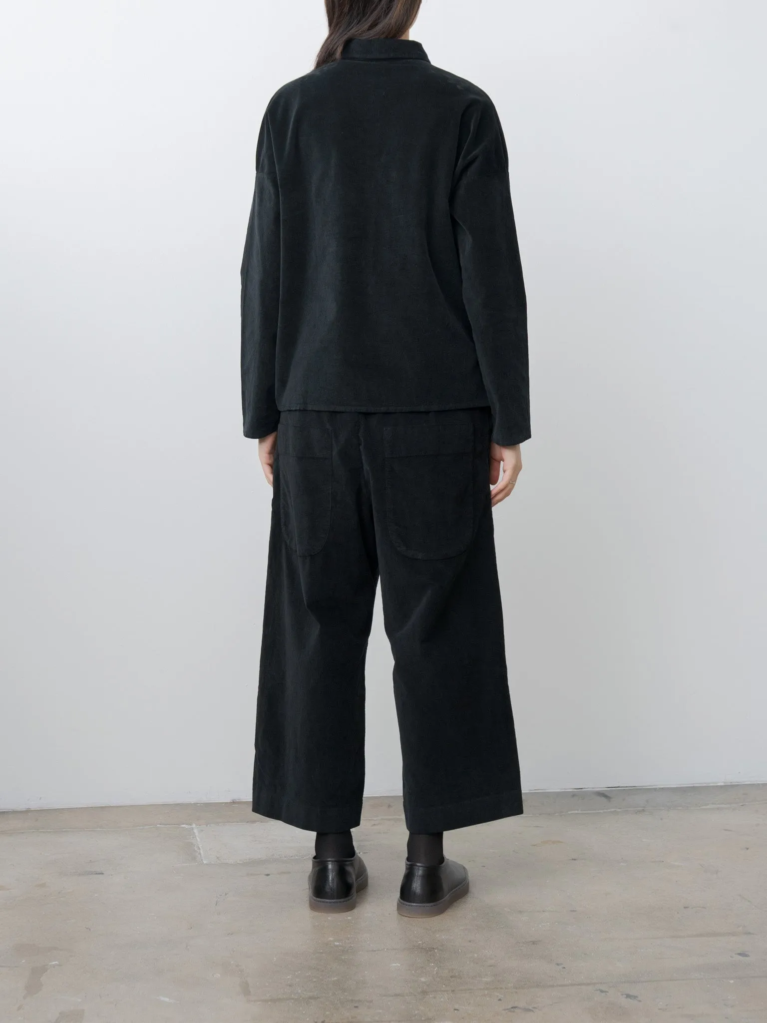 Short Collar Shirt V - Black sold by Namu Shop product image thumbnail 3