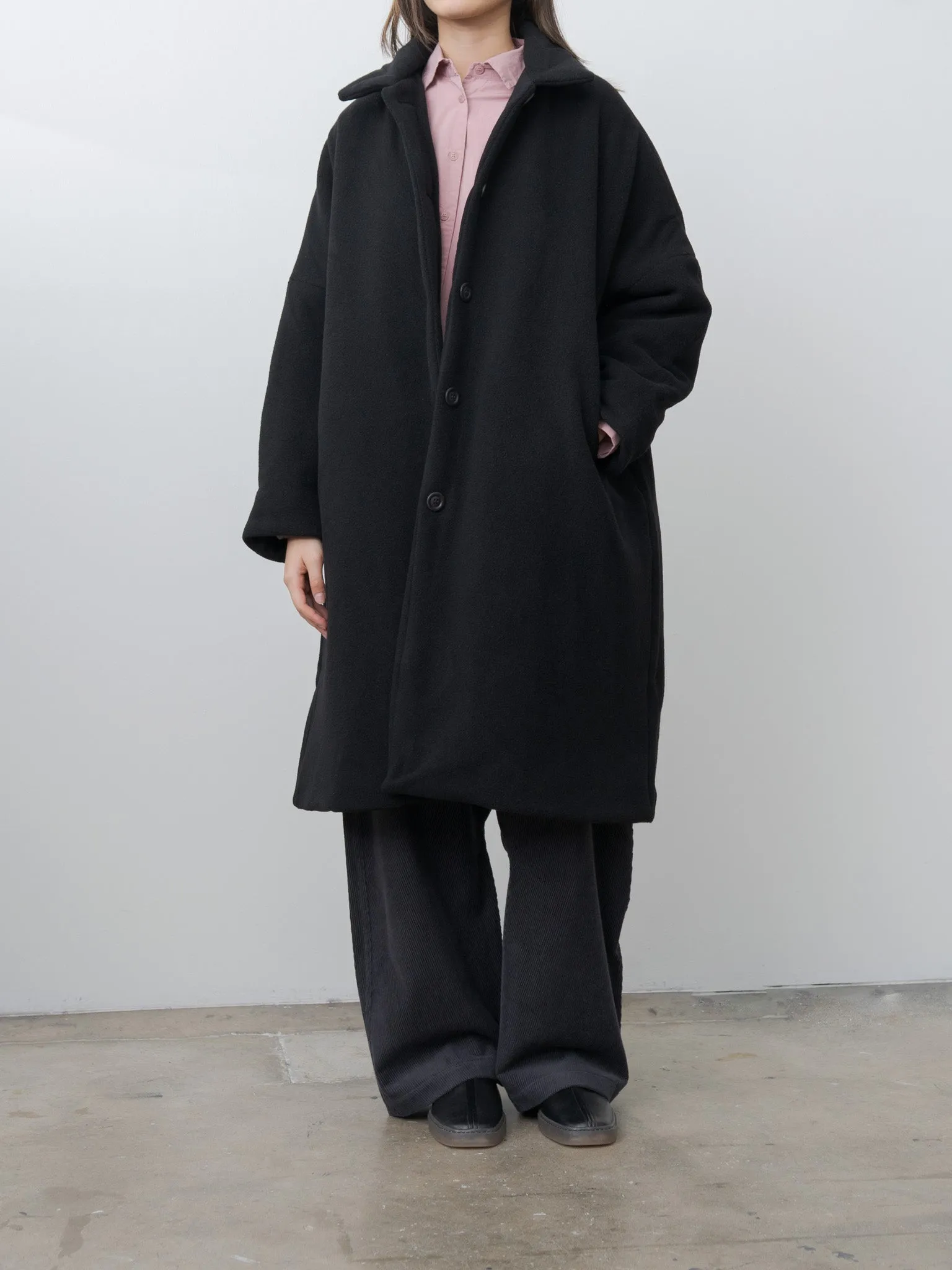 Big Blobby Coat KASPER - Black sold by Namu Shop product image thumbnail 5
