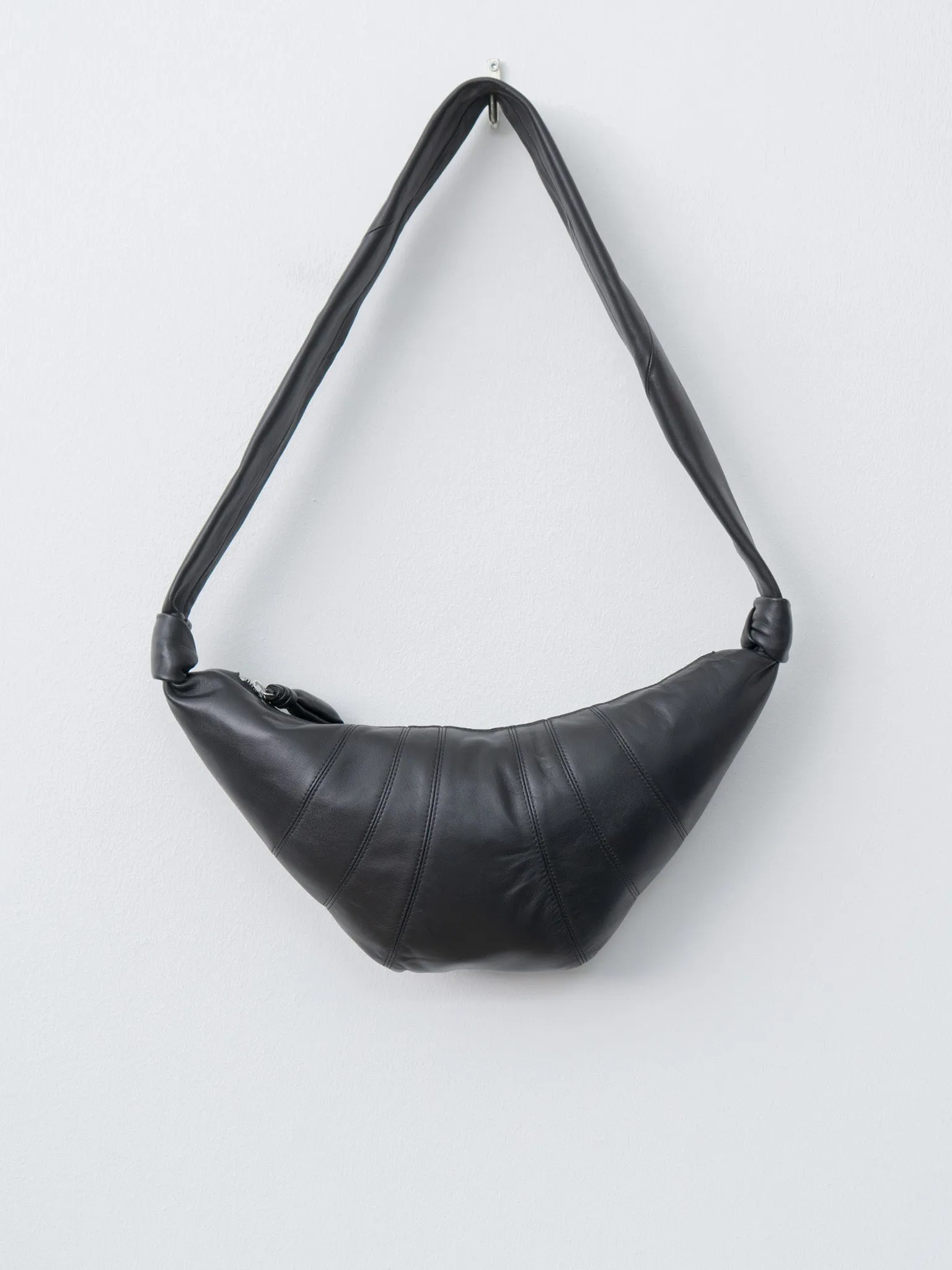 Medium Croissant Bag - Black (soft nappa leather) sold by Namu Shop