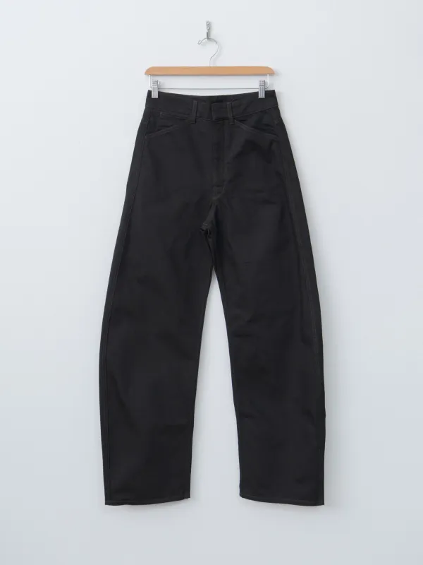 High Waisted Curved Pants - Black sold by Namu Shop