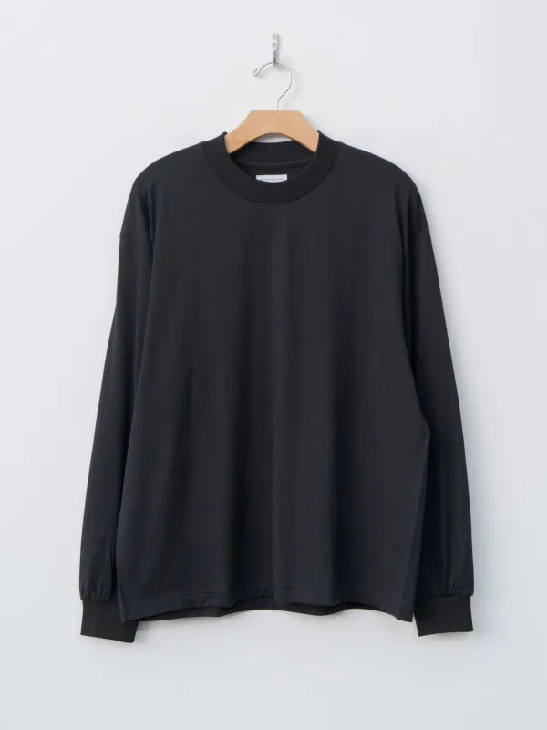 Suvin Supima Tube L/S Tee Light - Black sold by Namu Shop