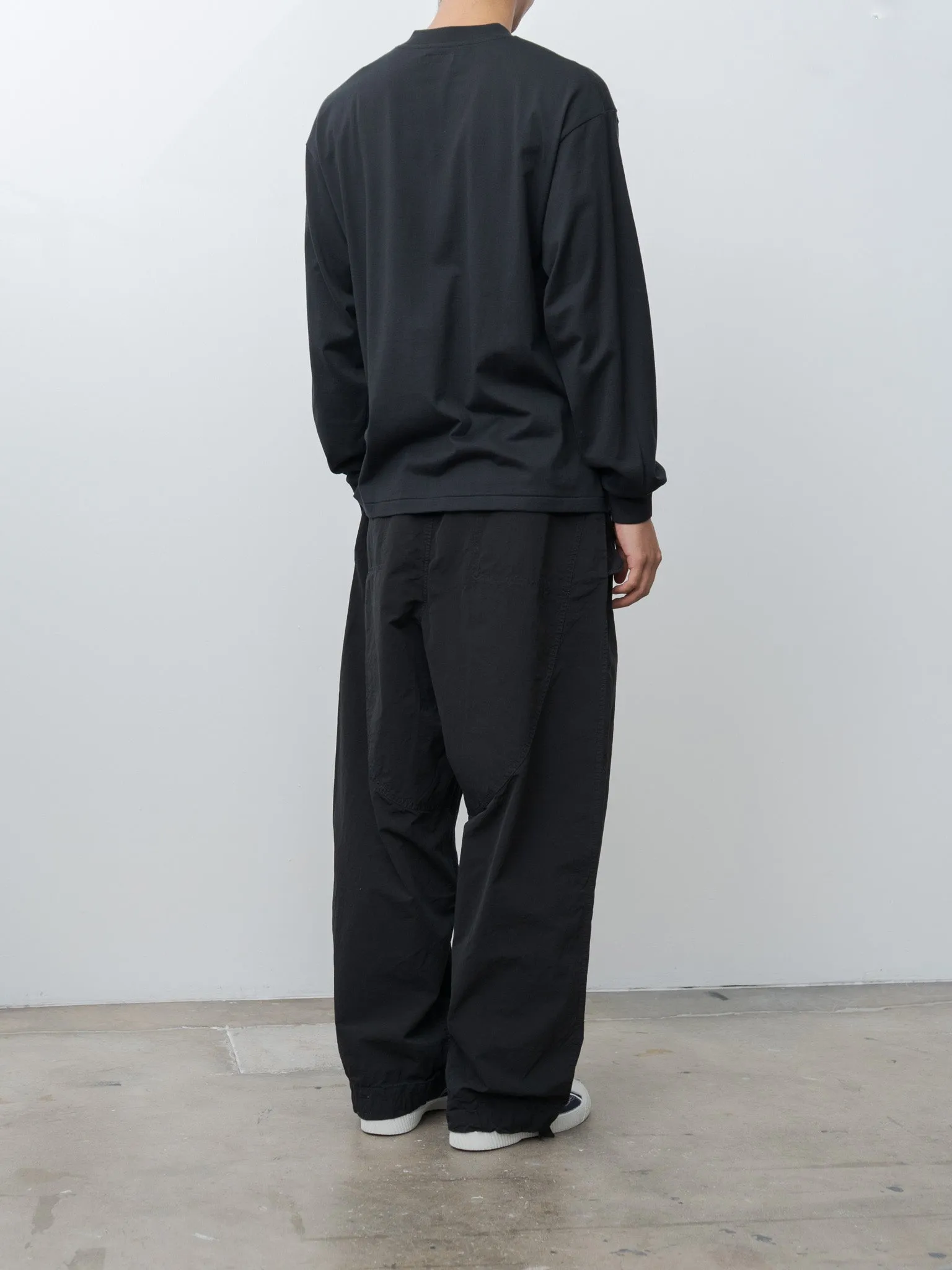 Suvin Supima Tube L/S Tee Light - Black sold by Namu Shop product image thumbnail 4