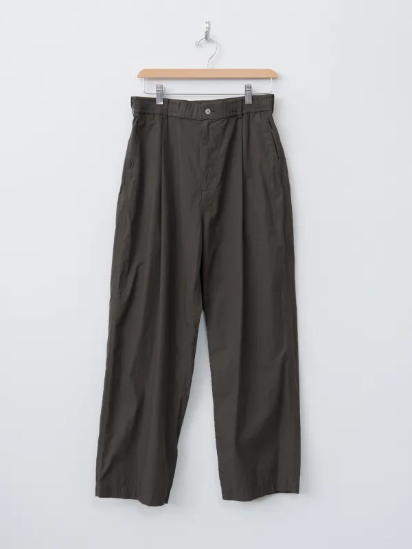 Shrink Cotton Lawn Loose Fit Pants - Dark Brown sold by Namu Shop