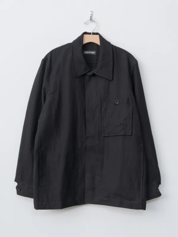 Aki Shirt Jacket FELT - Black sold by Namu Shop