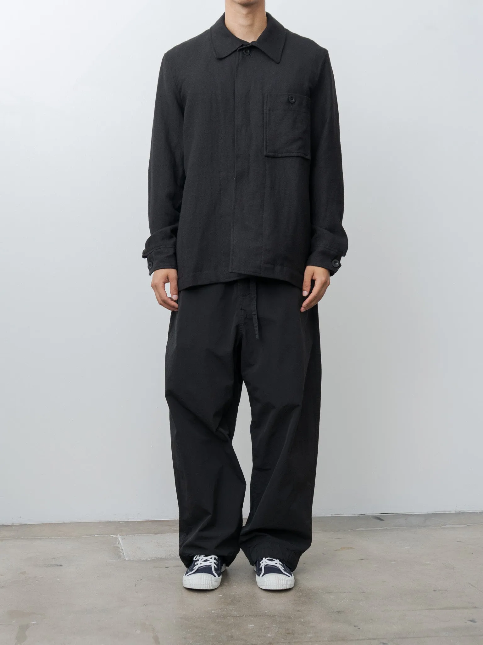 Aki Shirt Jacket FELT - Black sold by Namu Shop product image thumbnail 2