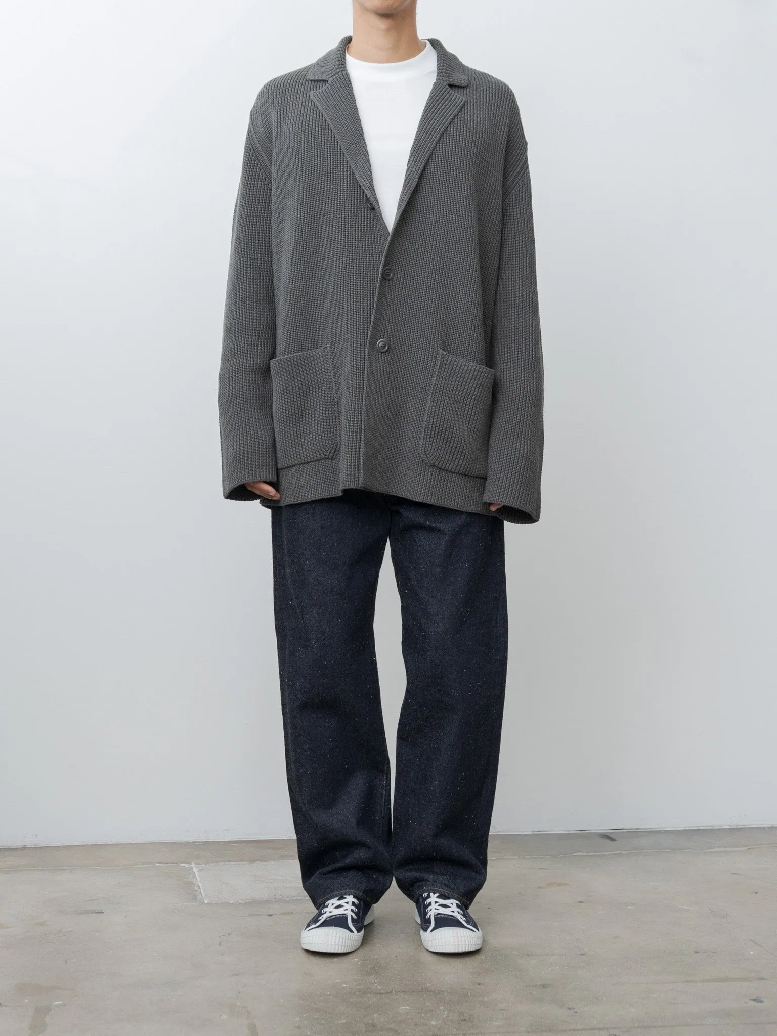 Pannocchia Jacket CREPE COT - Storm sold by Namu Shop product image thumbnail 2