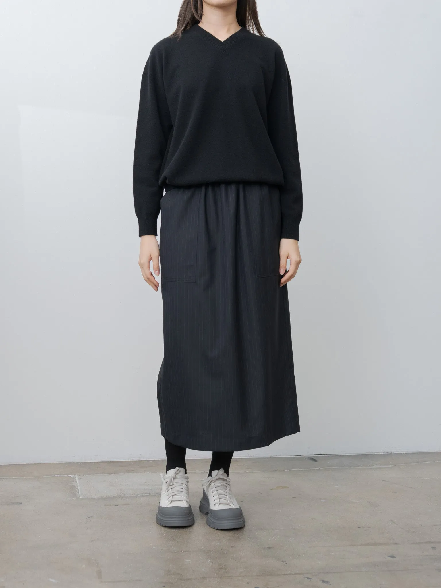 DONA-TRO Skirt - Navy Stripe sold by Namu Shop product image thumbnail 5