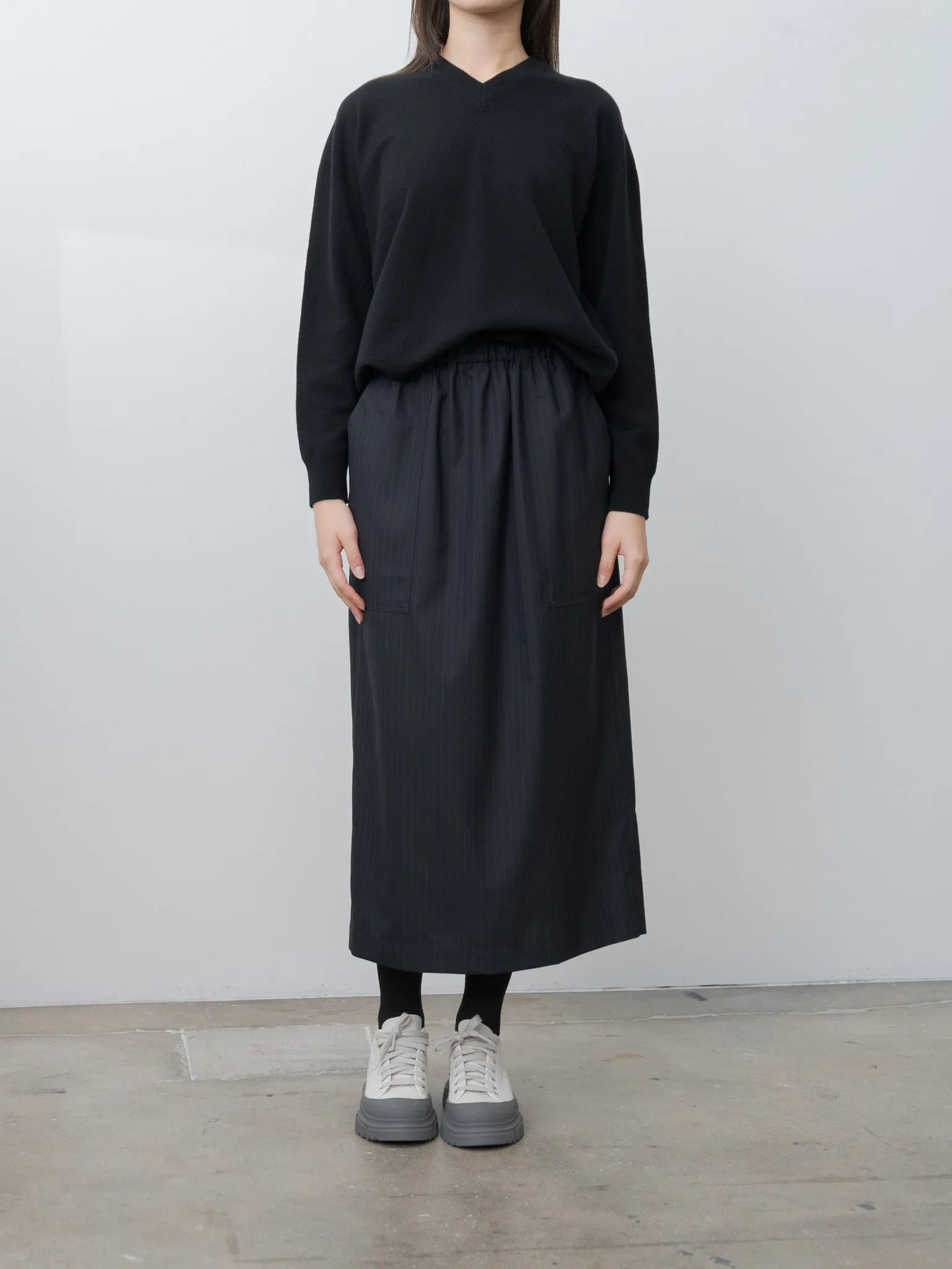 DONA-TRO Skirt - Navy Stripe sold by Namu Shop product image thumbnail 2
