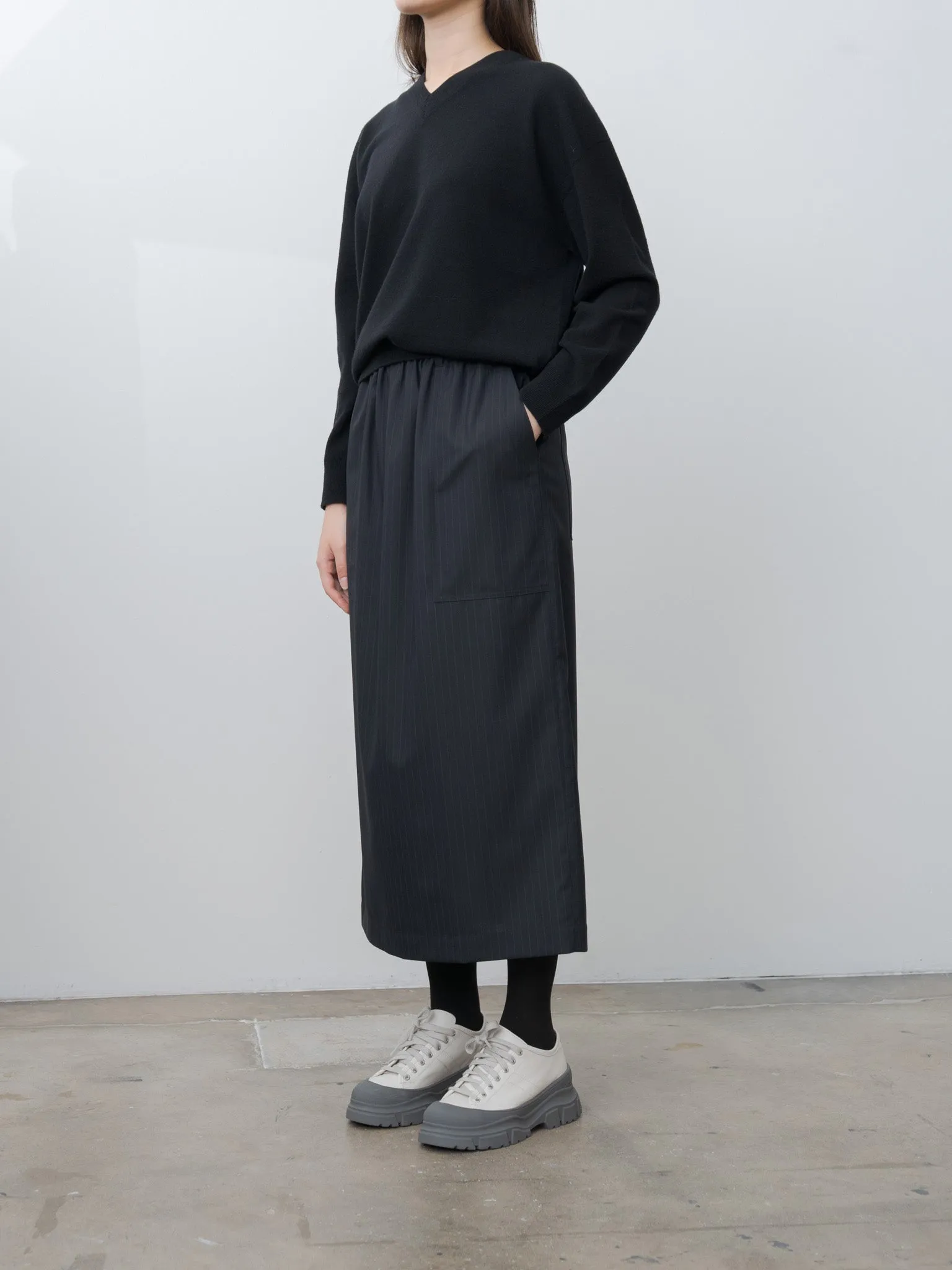DONA-TRO Skirt - Navy Stripe sold by Namu Shop product image thumbnail 3