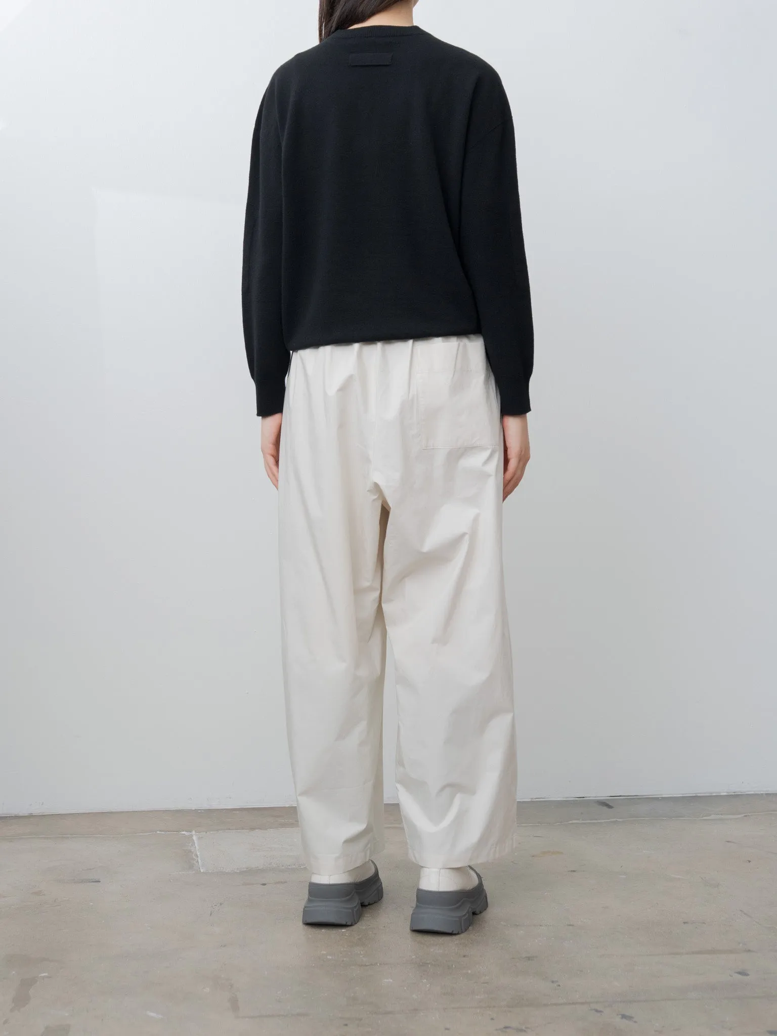 Box Pleats Easy Pants - Ivory sold by Namu Shop product image thumbnail 5