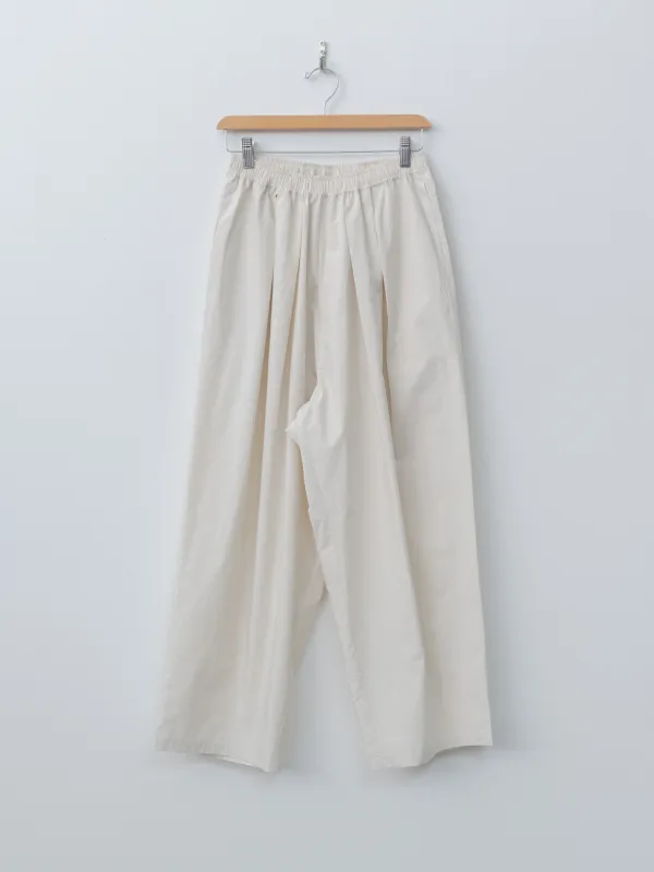 Box Pleats Easy Pants - Ivory sold by Namu Shop