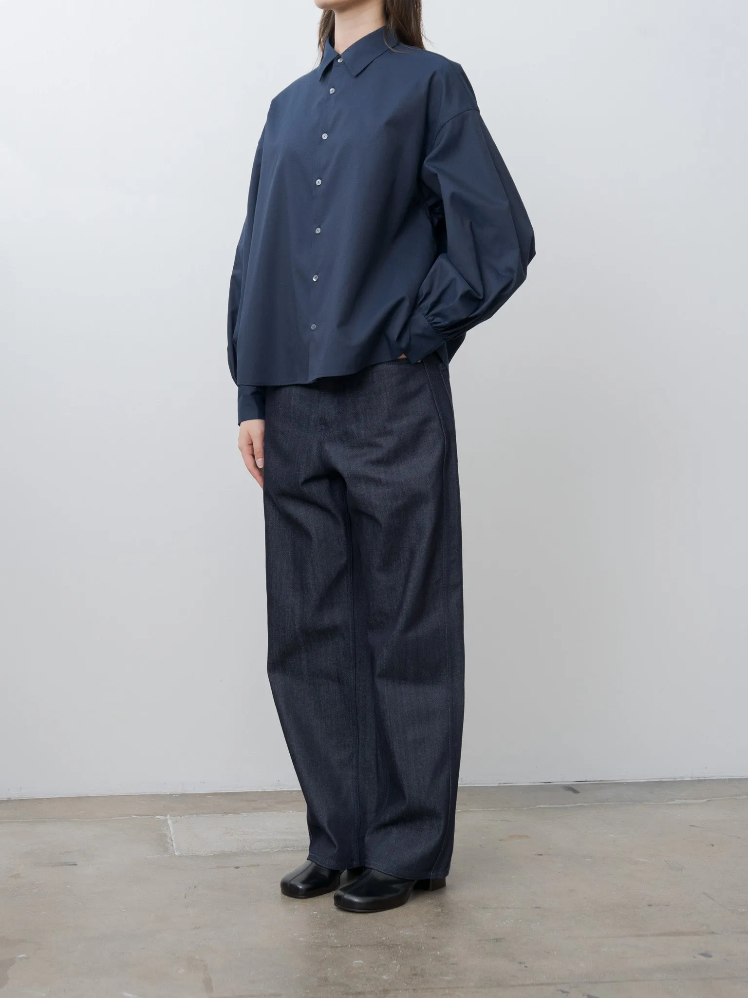 Wide Shirt - Dark Navy sold by Namu Shop product image thumbnail 3