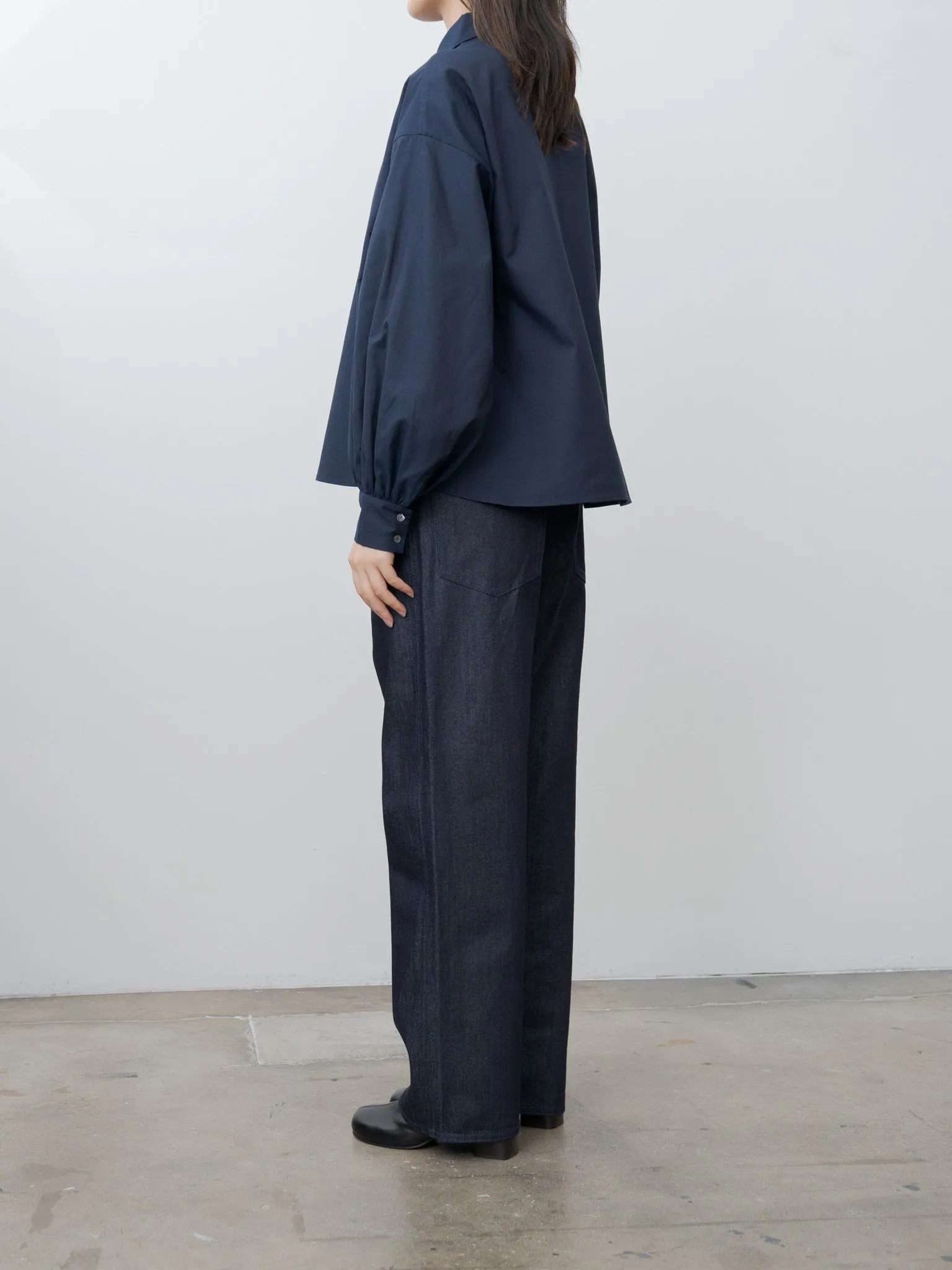 Wide Shirt - Dark Navy sold by Namu Shop product image thumbnail 4