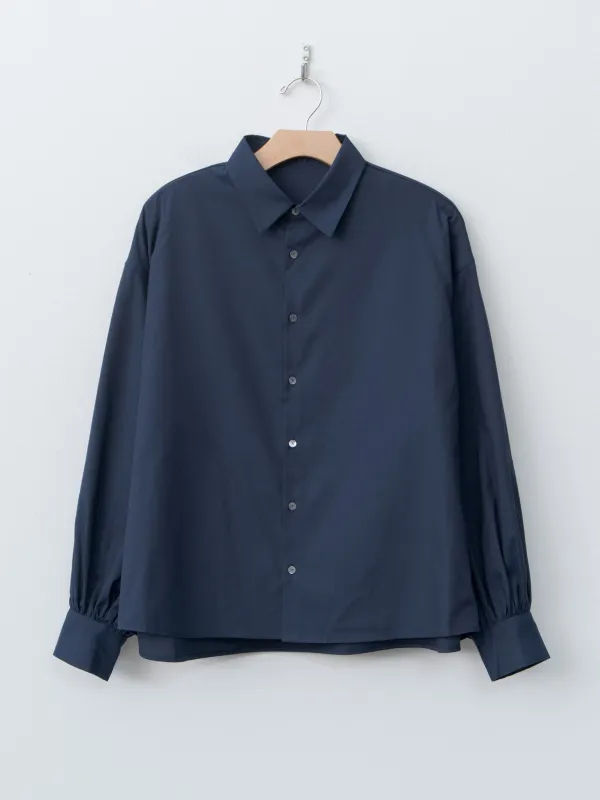 Wide Shirt - Dark Navy made by Namu Shop