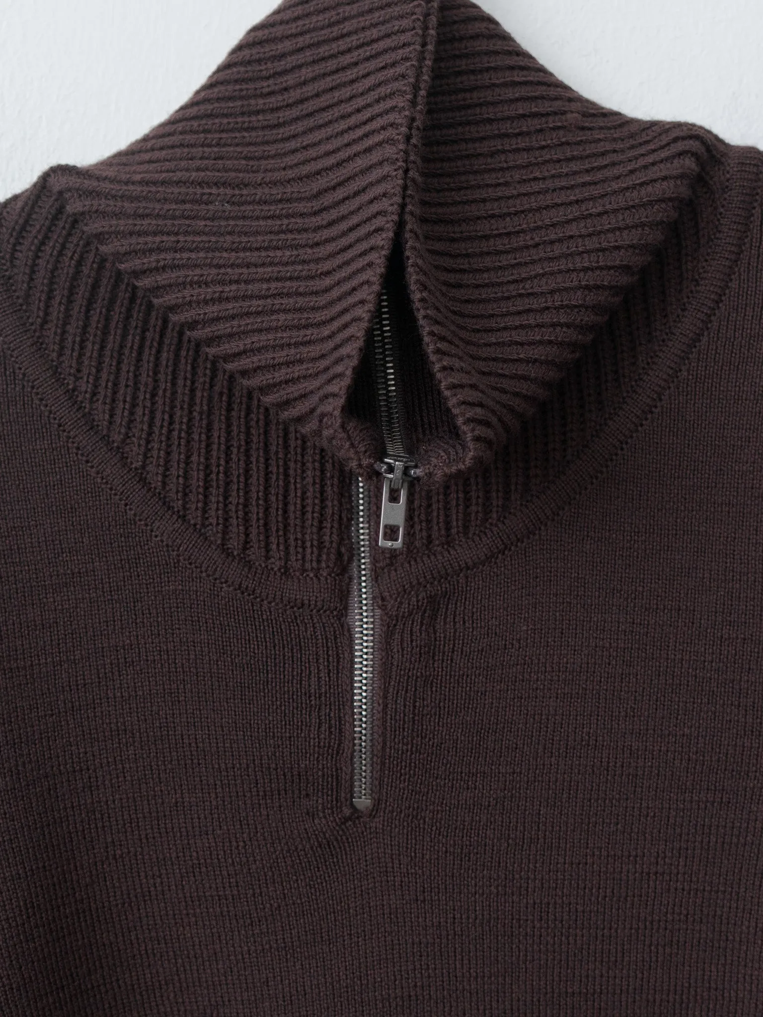 Zipped Sweater - Aubergine sold by Namu Shop product image thumbnail 5