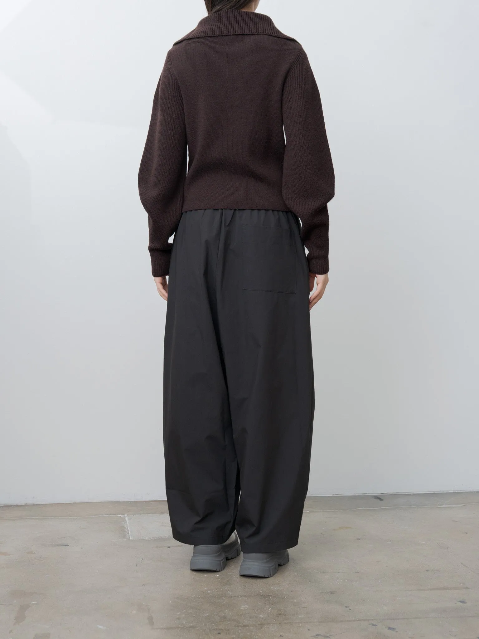 Zipped Sweater - Aubergine sold by Namu Shop product image thumbnail 4