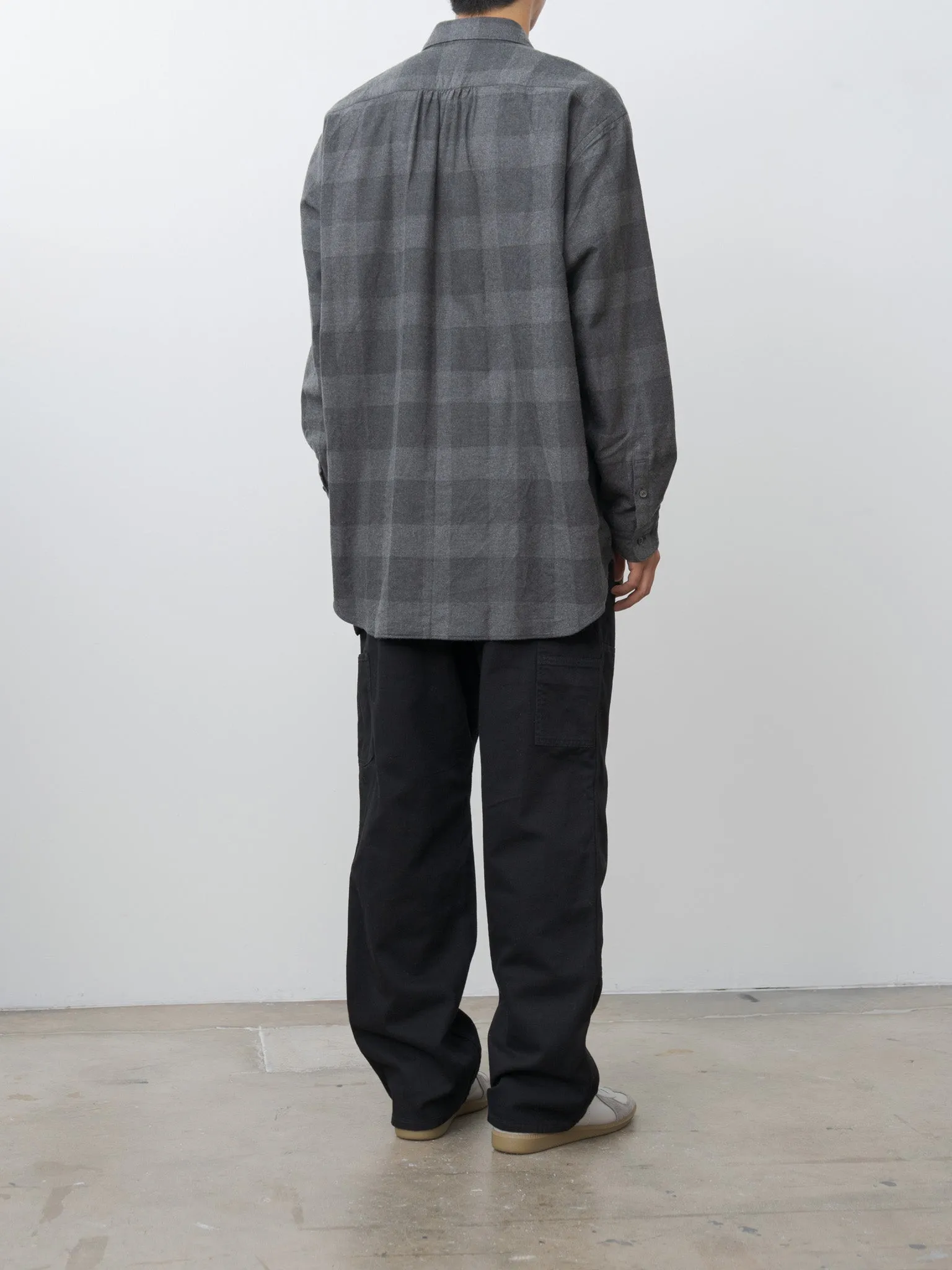 B/S Shirt - Charcoal Check sold by Namu Shop product image thumbnail 4