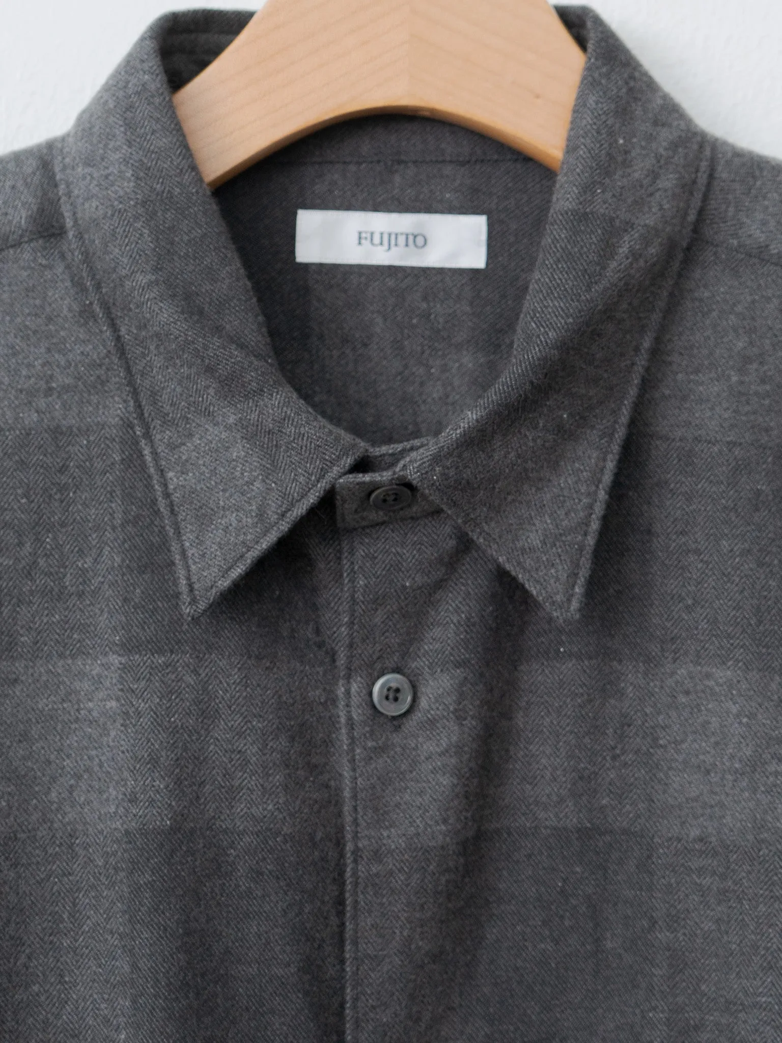 B/S Shirt - Charcoal Check sold by Namu Shop product image thumbnail 5