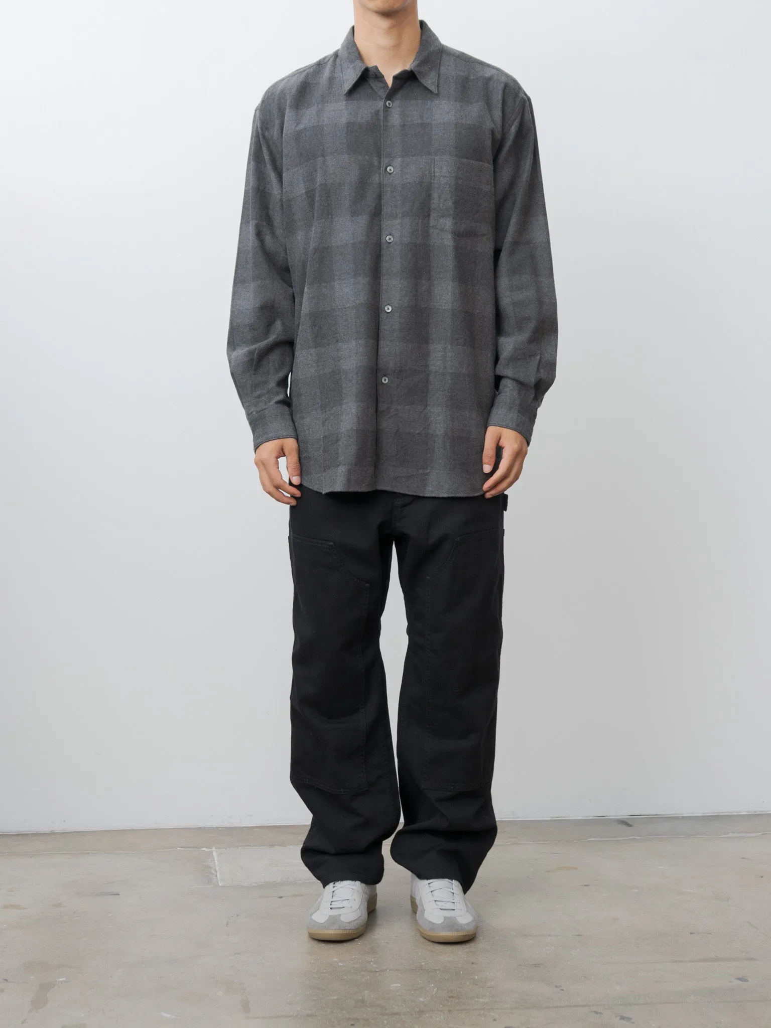 B/S Shirt - Charcoal Check sold by Namu Shop product image thumbnail 2