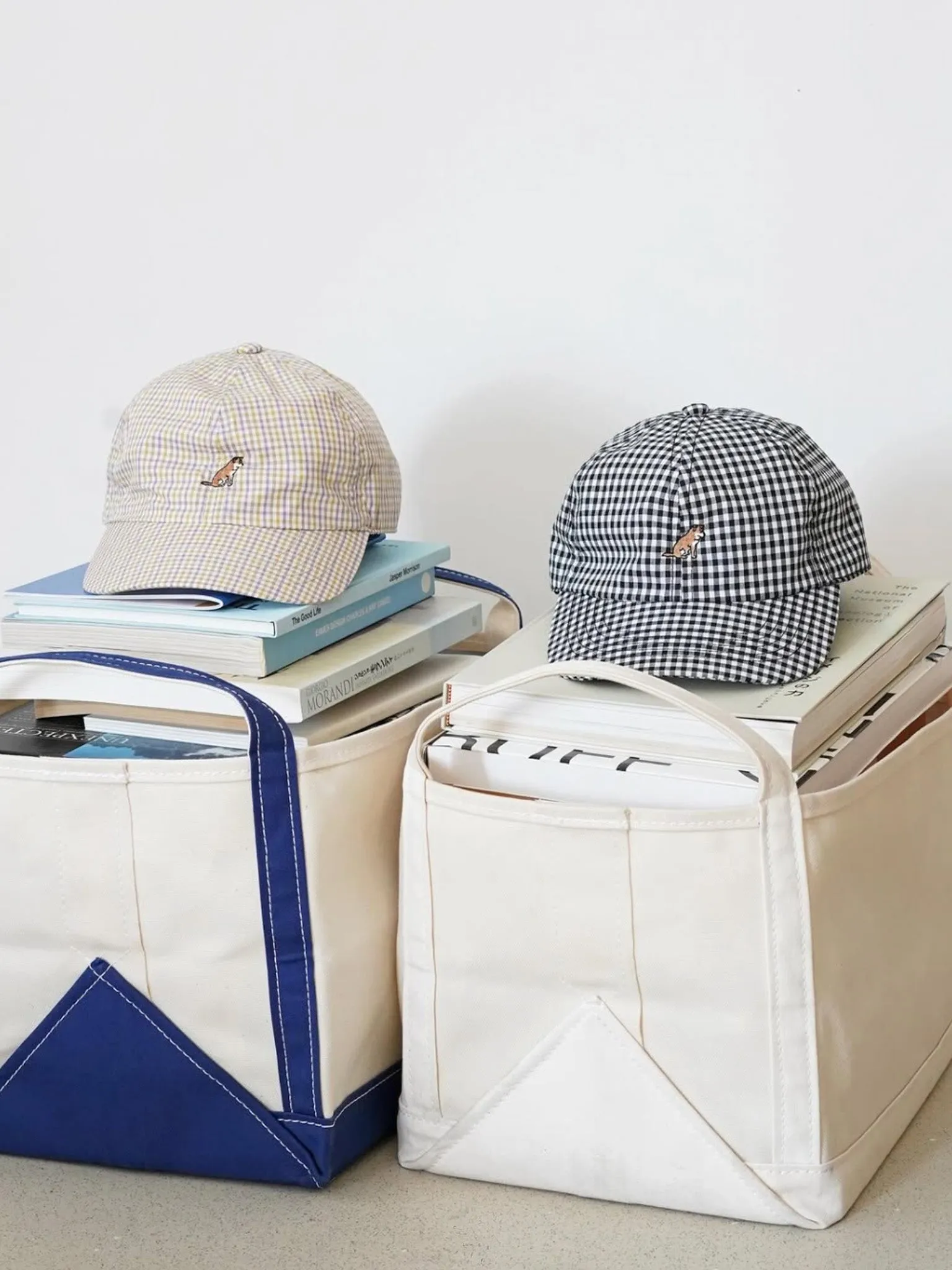 Book Tote - Natural/Navy sold by Namu Shop product image thumbnail 2