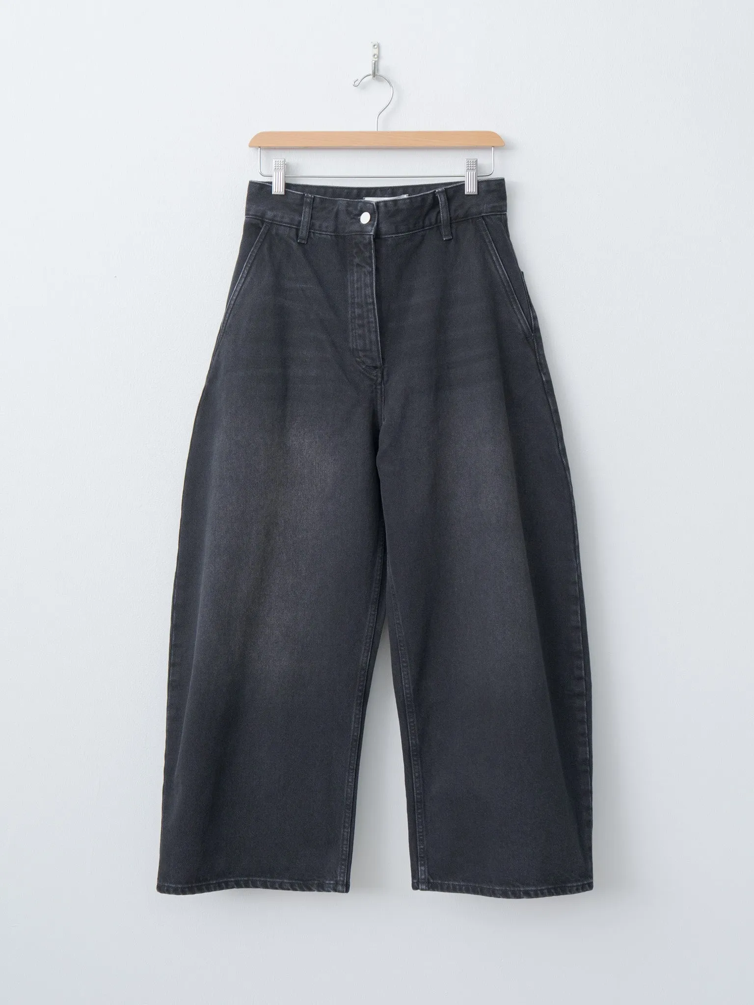 Chalco Wide Crop Pant - Washed Black sold by Namu Shop