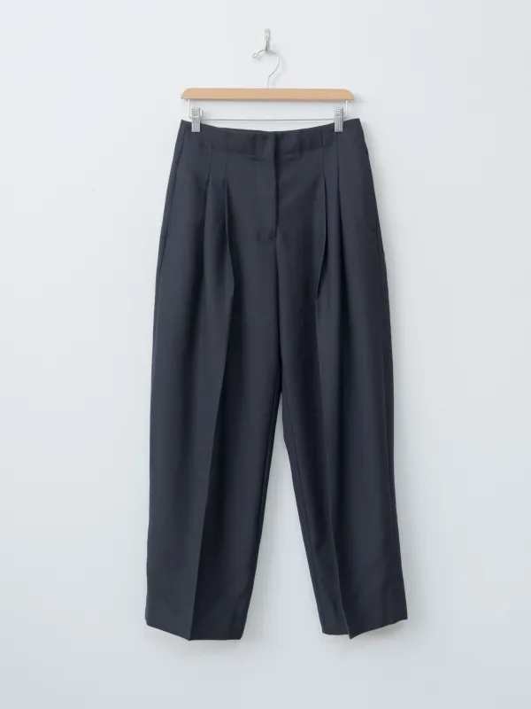 Lira Double Pleat Pant - Darkest Navy sold by Namu Shop