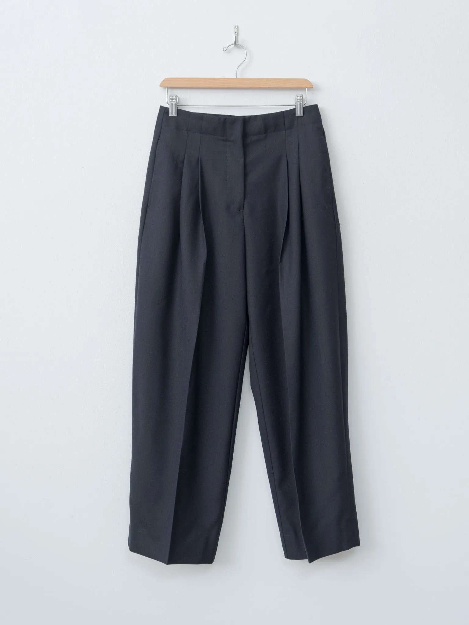 Lira Double Pleat Pant - Darkest Navy sold by Namu Shop