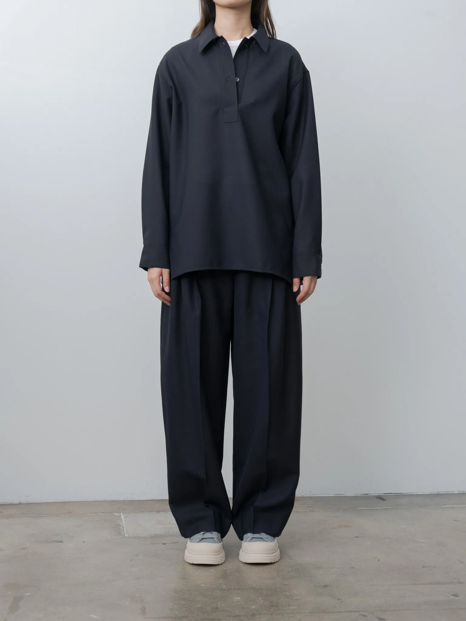 Lira Double Pleat Pant - Darkest Navy sold by Namu Shop product image thumbnail 5