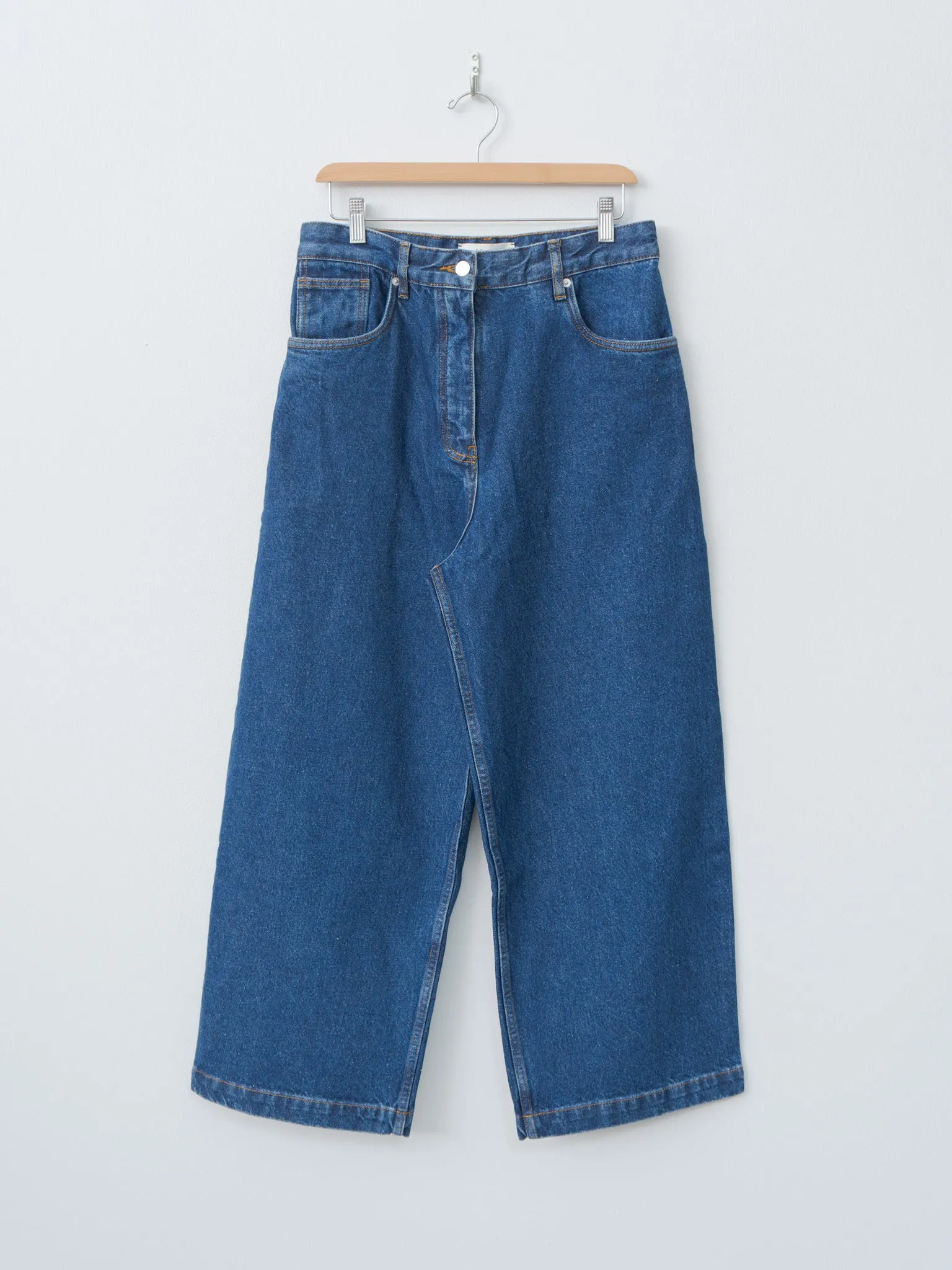Neive Curved Leg Pant - Indigo Wash sold by Namu Shop